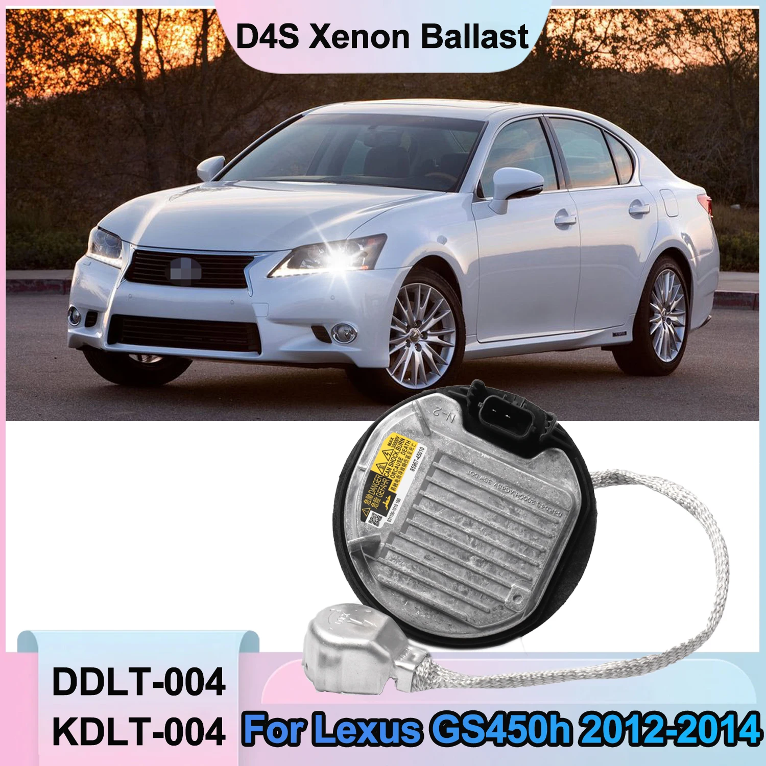 

D4S D4R Xenon Headlight Ballast Control Unit Module OEM#DDLT-004 KDLT-004 For Lexus GS450h 2012 2013 2014
