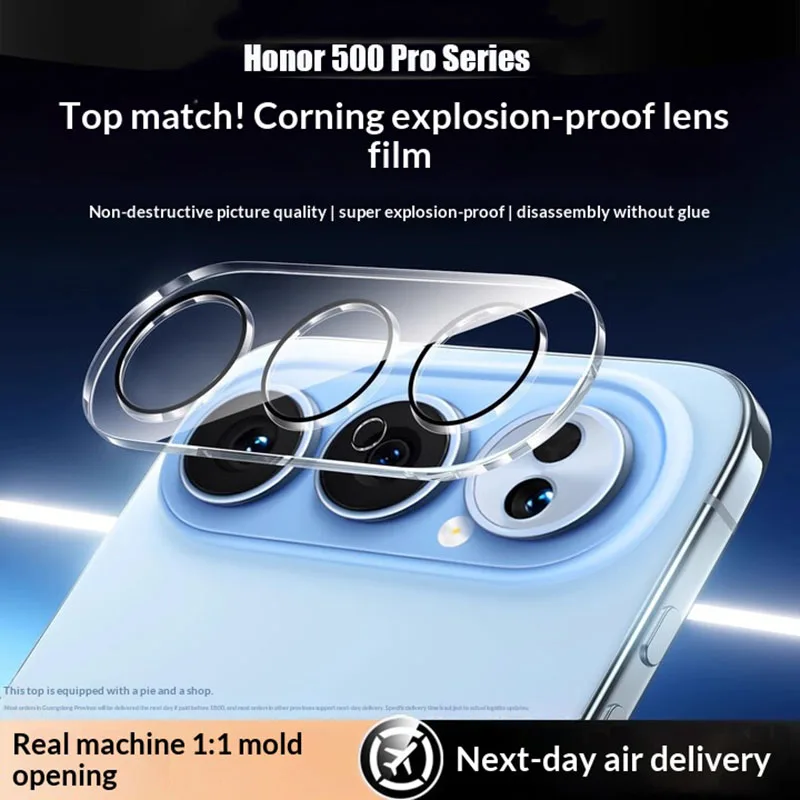 

1-3PCS Full Glue Camera Lens Glass for Honor 500 Pro Clear Camera Protectors Film for Honor 500 Lens Cover Tempered Glass