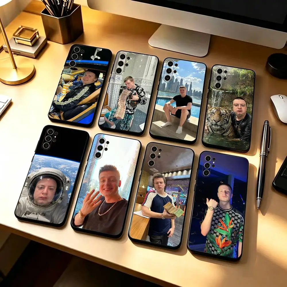 Trash-streamer giveawa Mellstroy  Painted Phone Case For Samsung S26,21,22,23,24,25,20,10,9,8,7,Ultra,Plus, Fe, Lite