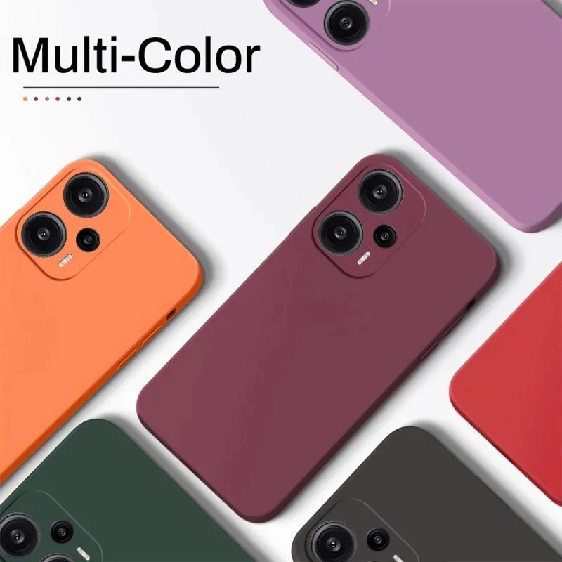 حافظة Poco F5 PocoF5 حافظة أصلية من السيليكون السائل لهاتف Xiaomi Poco F5 F 5 PocoF5 Pro F5Pro غطاء ناعم مقاوم للصدمات Poco F5