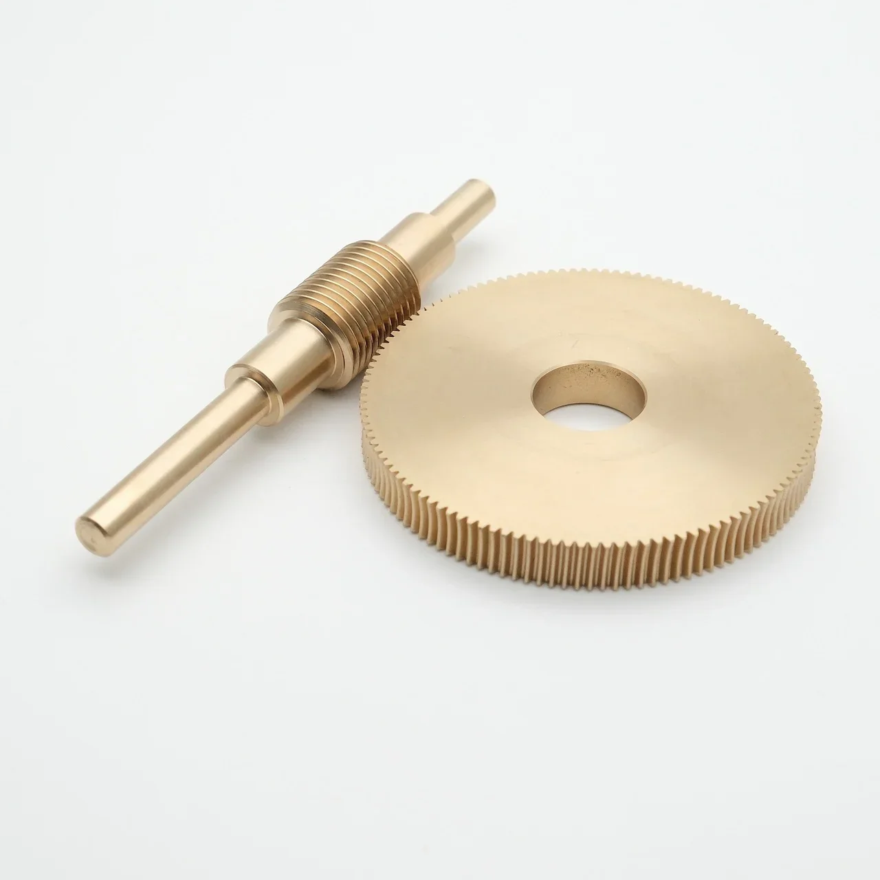 1:120 Speed Ratio Copper Brass Turbo Worm Gear Suit 120 Teeths 2019-059 12mm Bore 5mm Diameter 75mm Worm