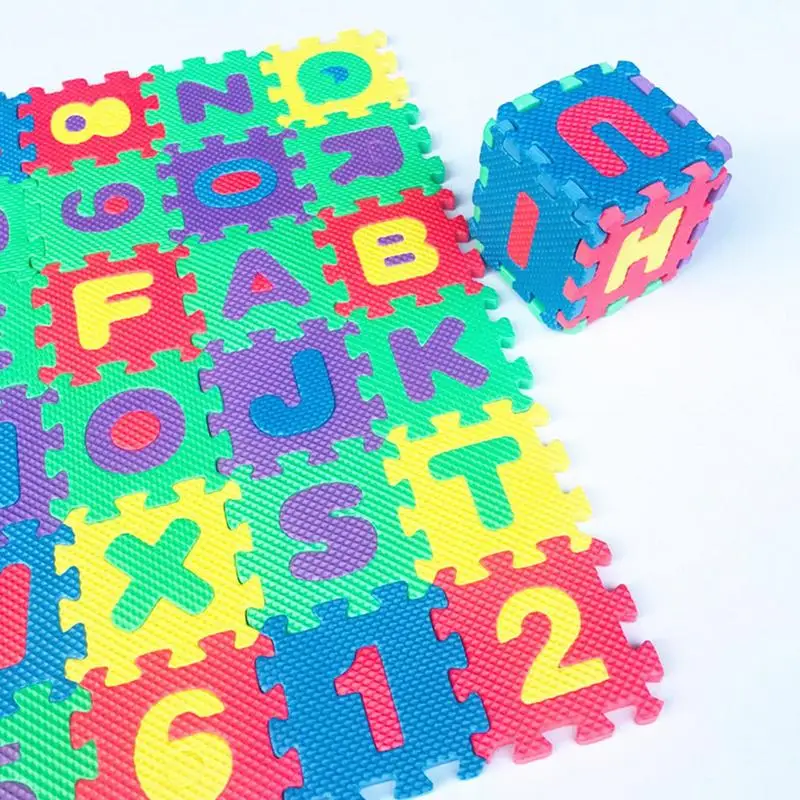 Schuim Vloertegels | 36 Tegels Schuim Puzzel Vloermat | Foam Mat Met Sterke Flexibiliteit En Veiligheid Speelmatten Set Voor Kinderen Pre-S