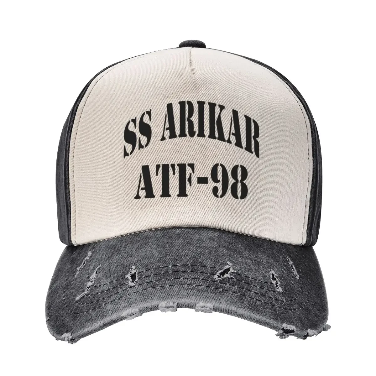 USS ARIKARA (ATF-98) SHIP'S STORE Baseball Cap Thermal Visor Military Cap Man black New In Hat Ladies Men's