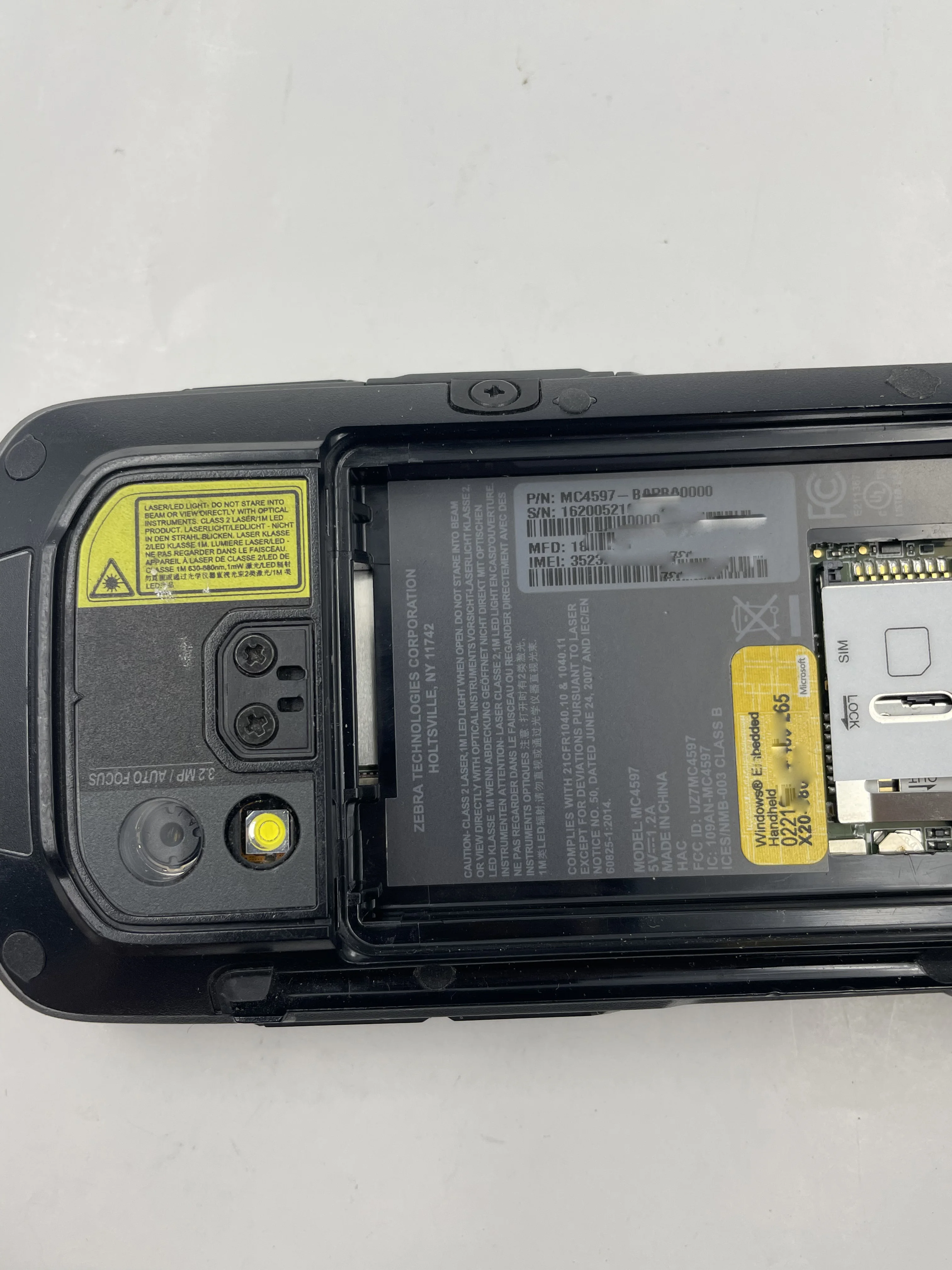 MC45 MC4597 Handheld Mobile Scanner PDA Windows 6.5 Laser Wireless Barcode Scanner MC4597-BAPBA0000