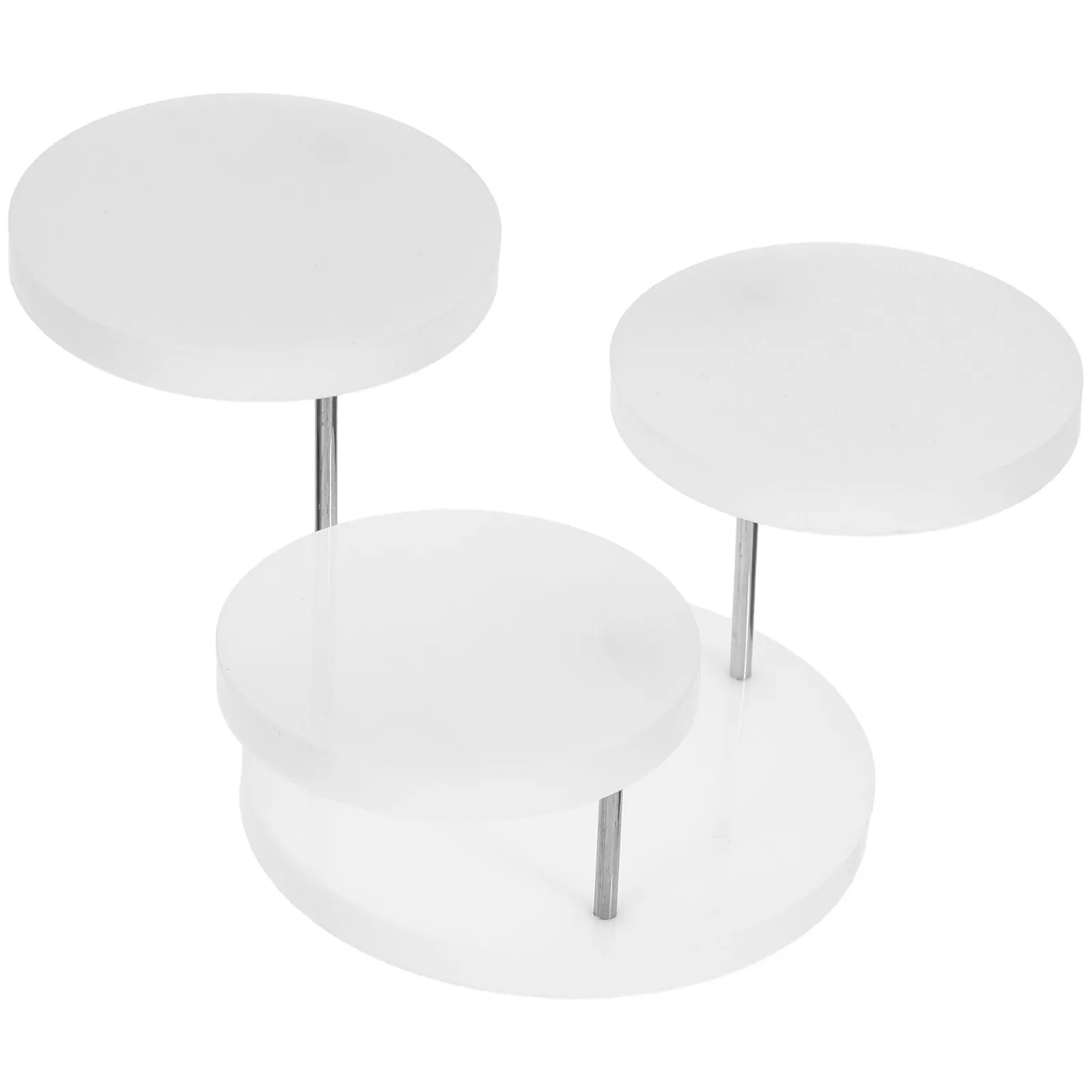 Jewelry Display Stand Acrylic Ring Holder Multilayer Design Desktop Ring Display Organizer Rack for Home Retail Jewelry Storage