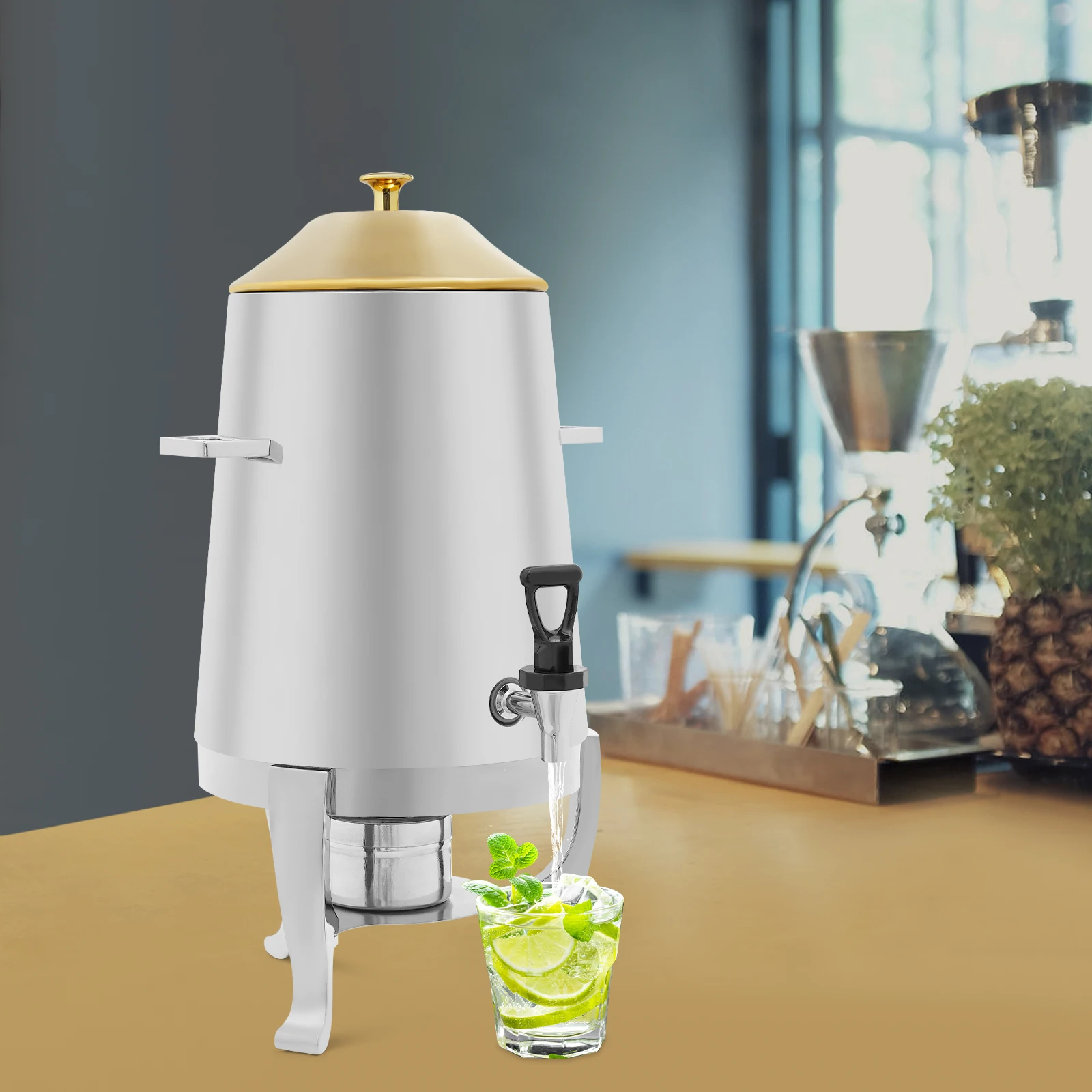 Roestvrijstalen drankdispenser - Coffee Tea Urn recensie en prijs
