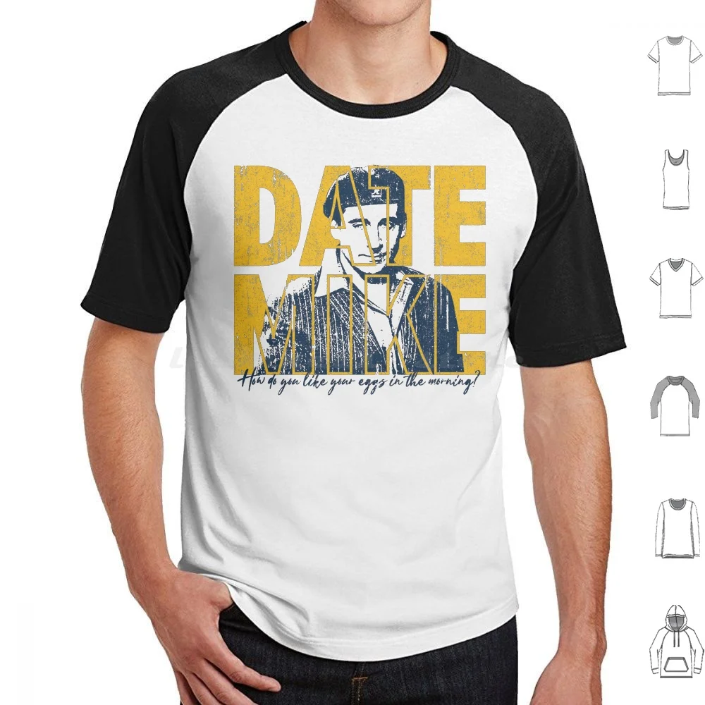 Camiseta Date Mike (variante) talla grande 100% algodón The Office Office Dwight Schrute Jim Halpert Pam Beesly Steve Carell Michael