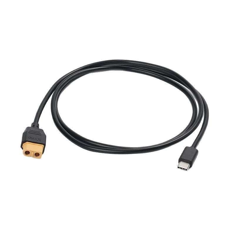 XT60 Type-C Cable USB C Male to XT60 Charging Connector Cable Converter 20V 5A Aircraft Model Power Line 1m Charging Cable
