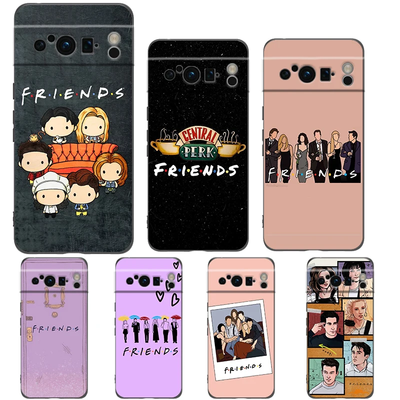 Central Perk Coffee Friends TV Show Handyhülle für Google Pixel 9 8 7 6 Pro XL 8A 6A 7A 5G Soft TPU