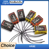 HelloRadio HR8E ELRS PWM 9CH Receiver 2.4G Fixed Wing Aircraft Model Remote Control Drone Airplane