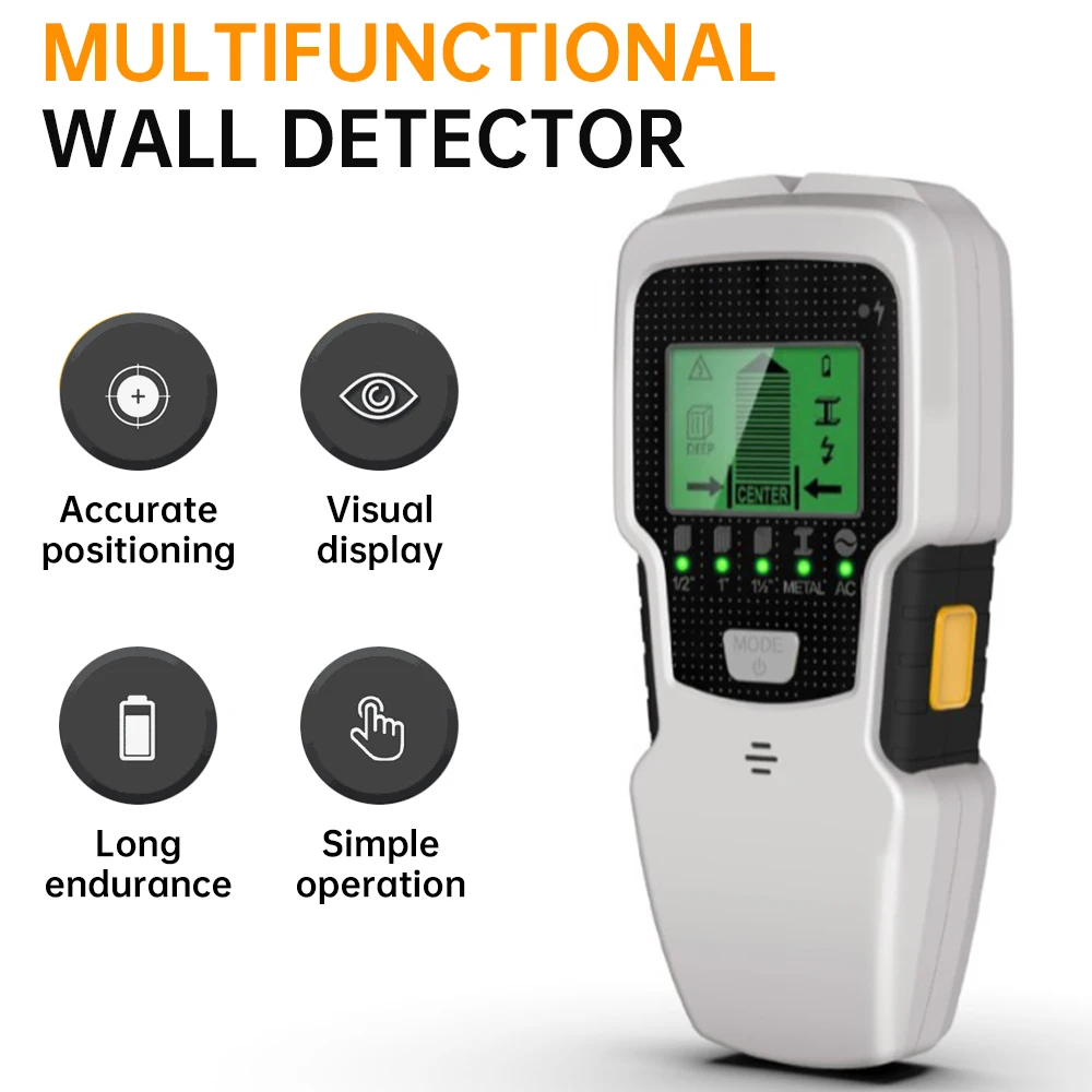 SH350 Wall Stud Finder Ściana Metal Wire Stud Skaner LCD Elektroniczny detektor Wielofunkcyjny cyfrowy miernik wykrywania ściany