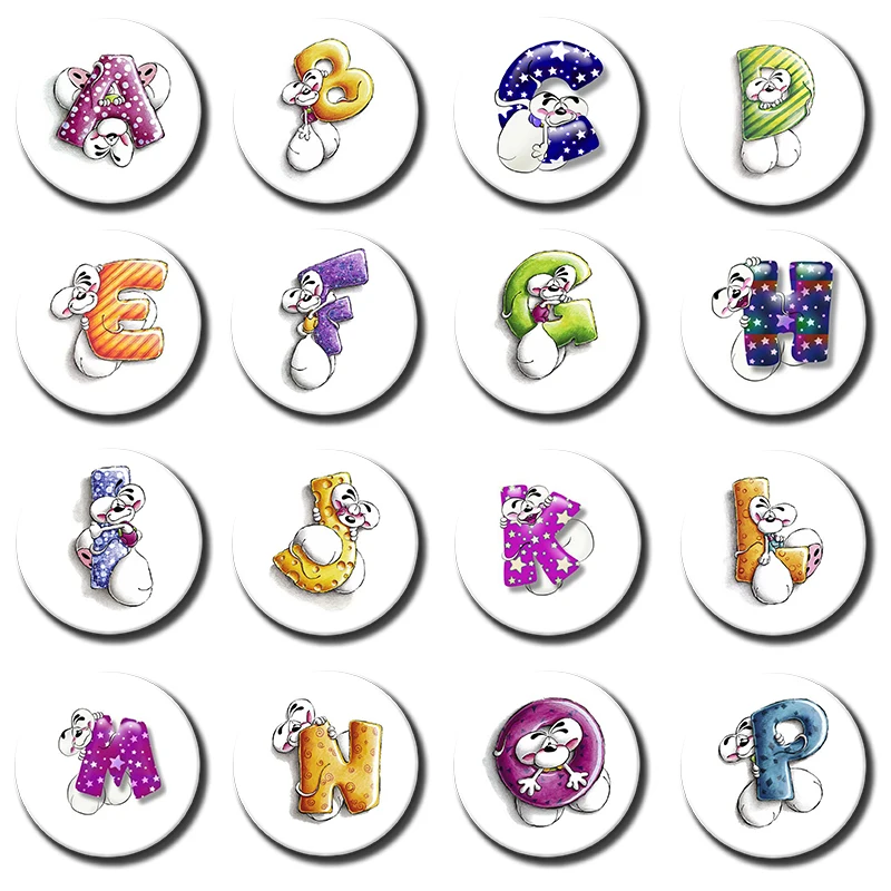 1PC Character D-Diddl 58mm Cute Anime Figure Icon Badge Handmade Tinplate Brooch for Backpack Clothes Chest Ornament Gifts