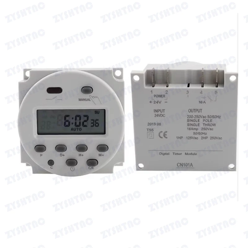 CN101A Timer Switch AC/DC 12V 24V 110V 120V 220V 230V 240V Digital LCD Power Week Mini Programmable Time Switch Relay 8A to 16A