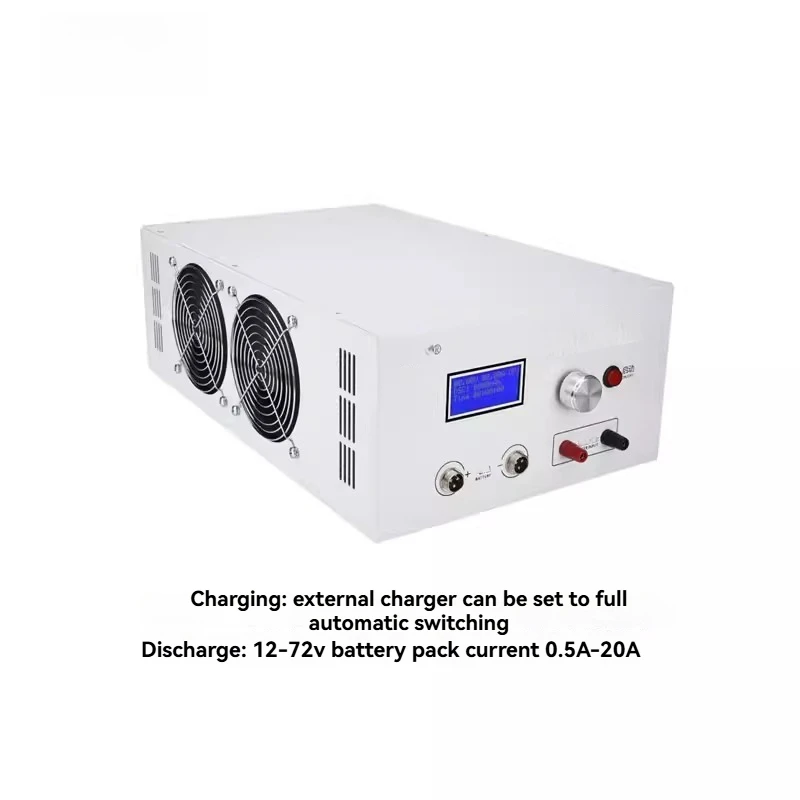 EBC-B20H 12-72V Lead Acid Lithium Battery Pack Capacity Tester with External Charger and Discharge Device 20A