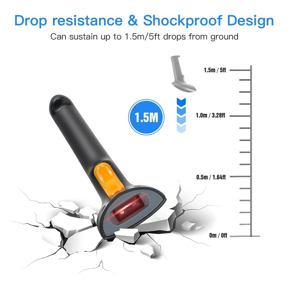 New Arrival HS-25 2D 1D Wired Bar Code QR Code Scanner Reader USB Interface