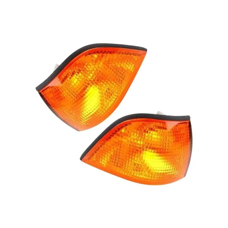 

Fit For BMW 3 Series E36 1992- 1999 Front Left& Right Corner Turn Signal Shell 316I 318I 320I 323I-A74F