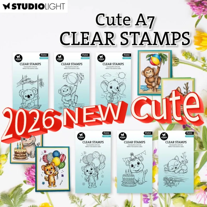 

Fox Dreamer Birthday Tiger Monkey Animal Koala Elephant shape Metal Cutting Dies Silicone Stamp Scrapbooking Stencil Photo Album
