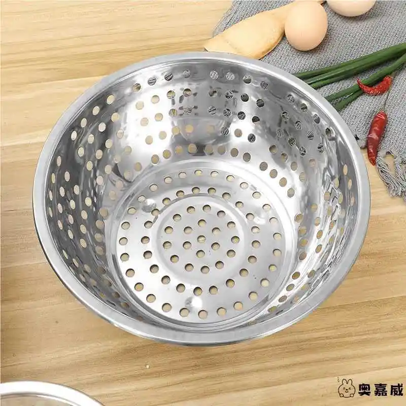 

Thiened 304 Food ade Stainl Steel Sink Commercial Vegetable Waing Drain Basin Extra Large Hole Water Drain Basin