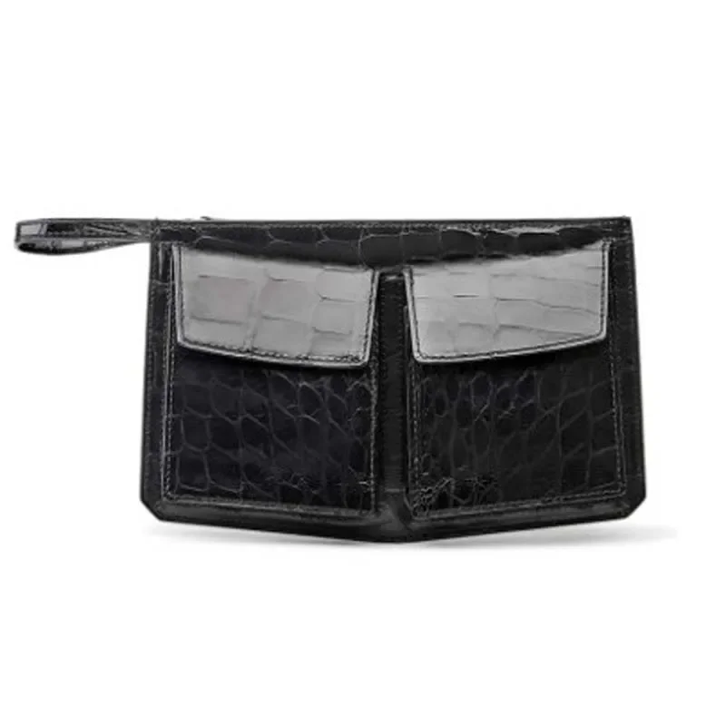 Gete nova chegada crocodilo homens sacos de embreagem masculino maré saco de mão negócios lazer grande capacidade bolsa de pulso dos homens