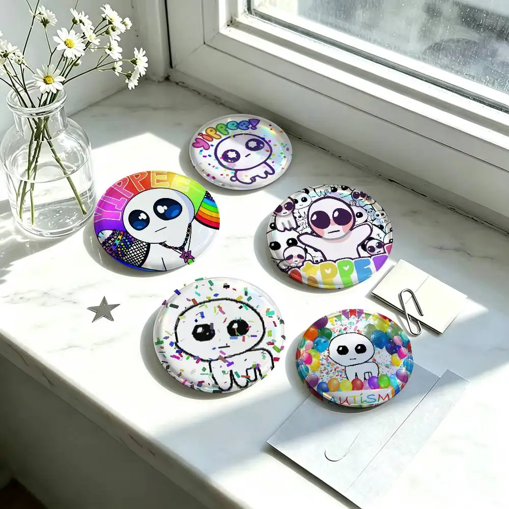 TBH Autism Creature Yippies    Anime Brooches Cute Cartoon Badge Jacket Jeans Lapel Pin Gift Accessorie