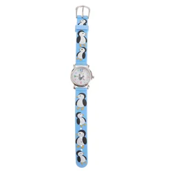 1PC Cartoon Penguin Watch silikonowy zegarek kwarcowy kreatywny zegarek na rękę modny zegarek na co dzień dla dzieci