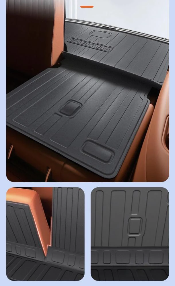 لهواوي AITO M8 2025 TPE مخصص صالح سيارة فرش داخلي للسيارات والشاحنات كل موسم البضائع حصيرة ثلاثية الأبعاد على شكل الليزر قياس الجذع بطانة الجذع حامي #6