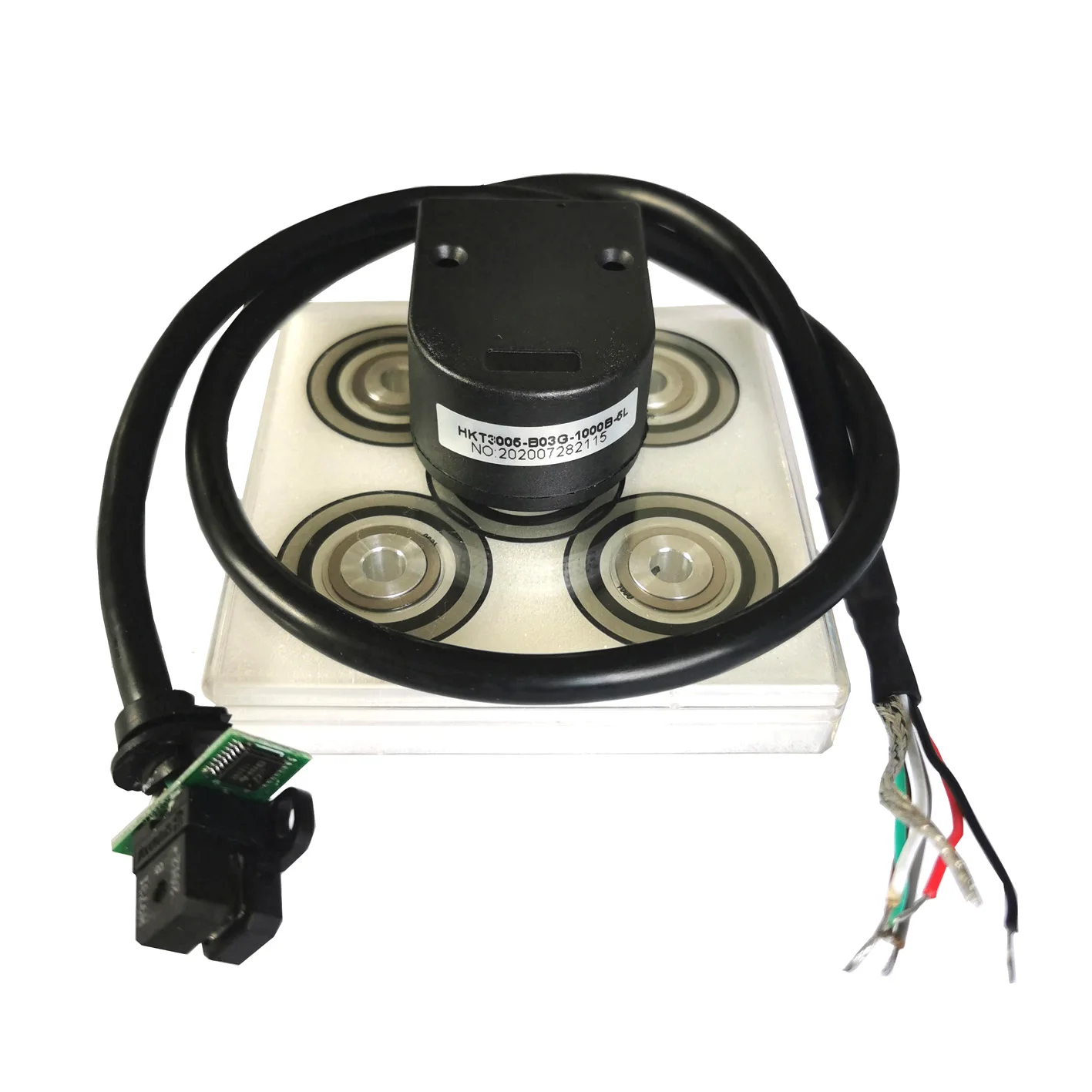 HKT30-301ABZ Channel  4mm 5mm 6mm 8mm Hollow Shaft 100 200 300 500 1000PPR 5V 12V DC Optical Step Stepper Motor Rotary Encoder