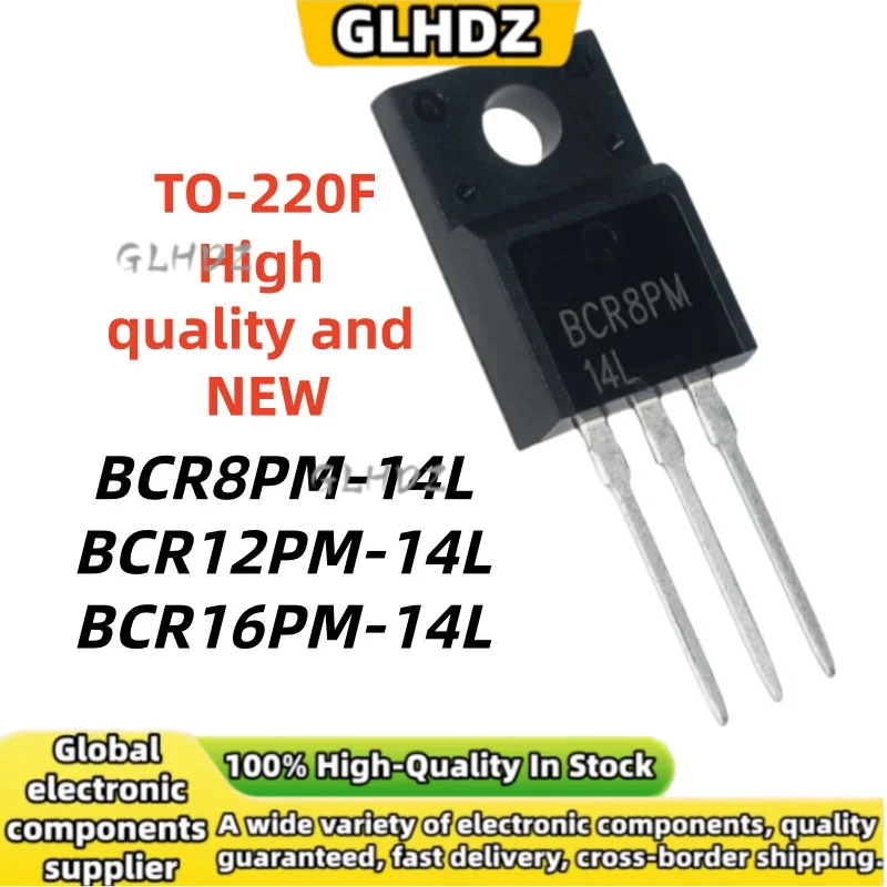 High quality and NEW 10PCS BCR8PM-14L BCR12PM-14L BCR16PM-14L In the warehouse TO-220F