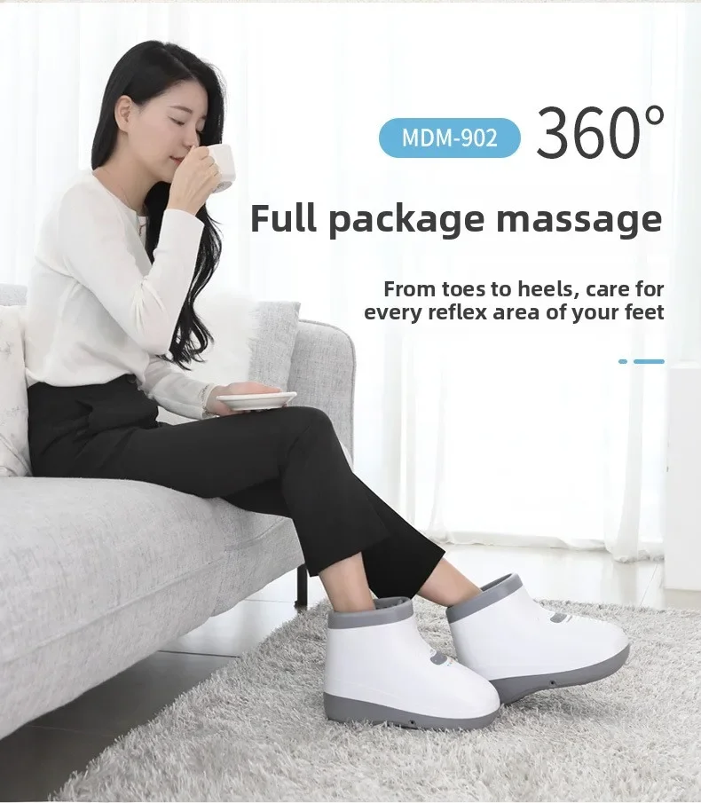 2025Electric Foot Massager Automatic Kneading Massager Full Plantar Household Acupoint Hot Compress High-end Foot Therapy Machin