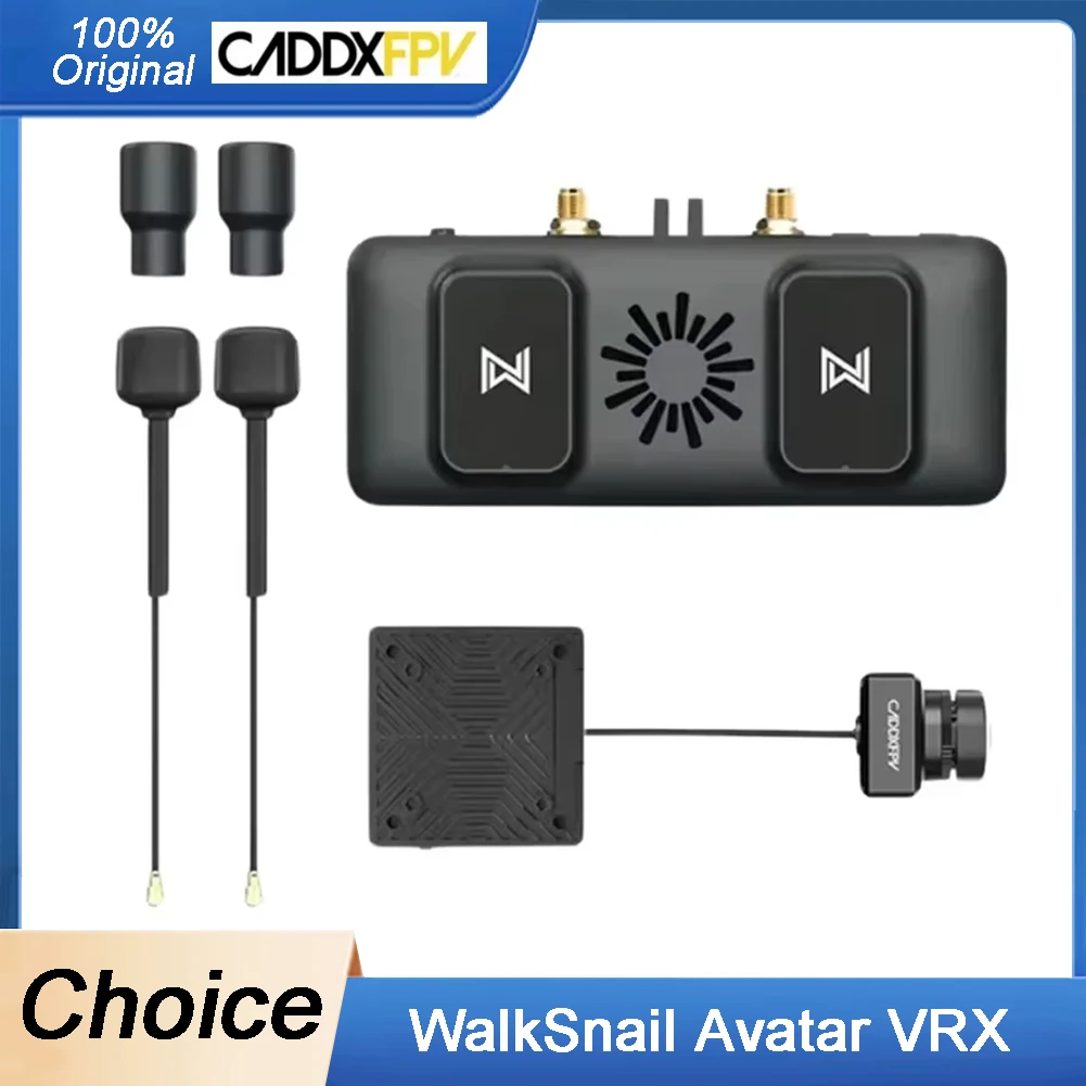 

WalkSnail Avatar VRX 1080P/60FPS 4KM Distance with Avatar HD Kit V2 / V3 / Avatar HD PRO Kit for FPV Freestyle Drones DIY Parts