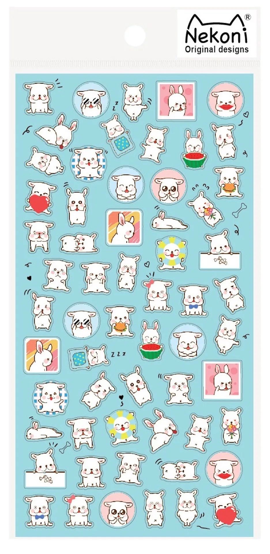 Kawaii Pets Sticker Hedgehog Panda Dolphin