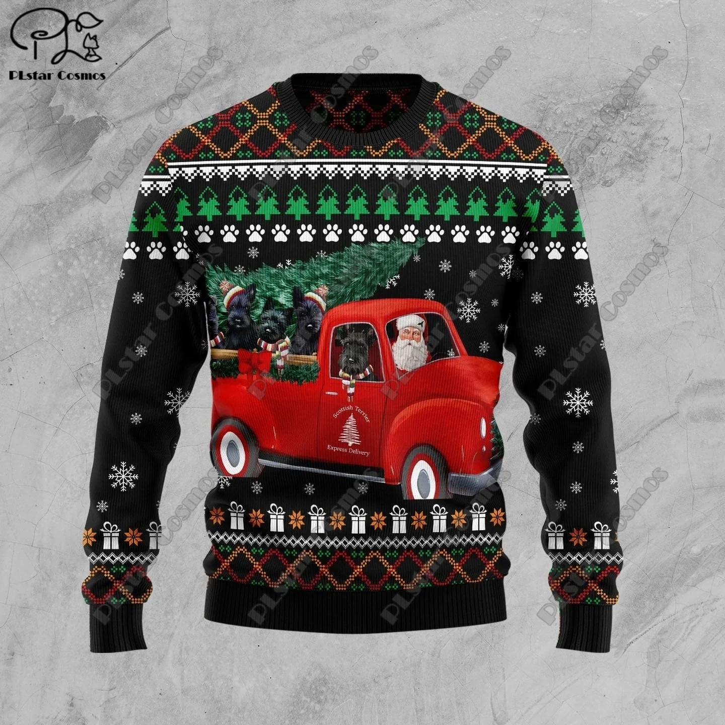 New 3D Printed Animal Custom Series Cute Christmas Pattern Ugly Sweater Street Casual Winter Sweatshirt S-28 - Image 5