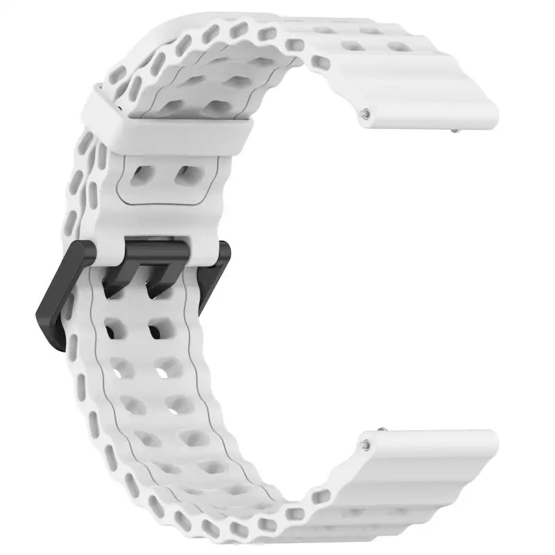 22 mm atmungsaktives Silikonband für Amazfit T-Rex3 Pro 48 mm Armband für Amazfit Cheetah Pro/Round/Helio/Balance 2/GTR 4 3 2/Bip 6 5 – Detail 2