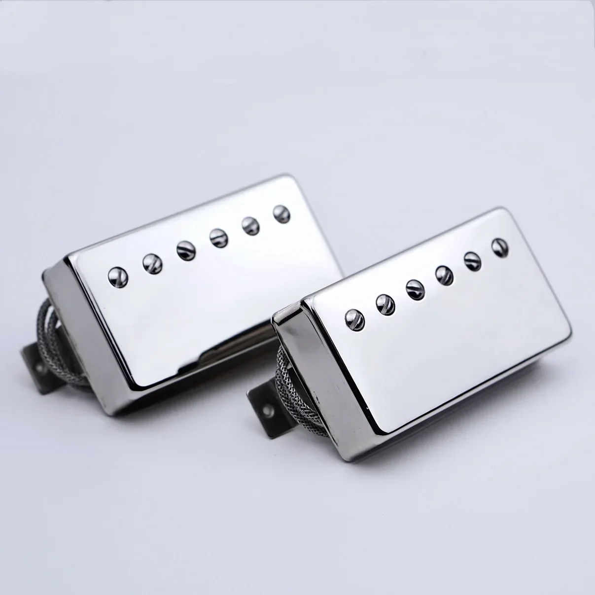 Alnico 2 classic 57+ Guitar Humbucker Pickups Bridge& Neck For Gibson Les paul LP Guitar Chrome