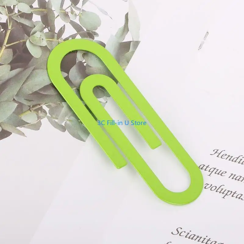 G8TA 2 PCS น่ารัก BIG METAL PAPARK CLIP หน้าคลิป CLIPS Photos Photos ตั๋วคลิปกระดาษปิด