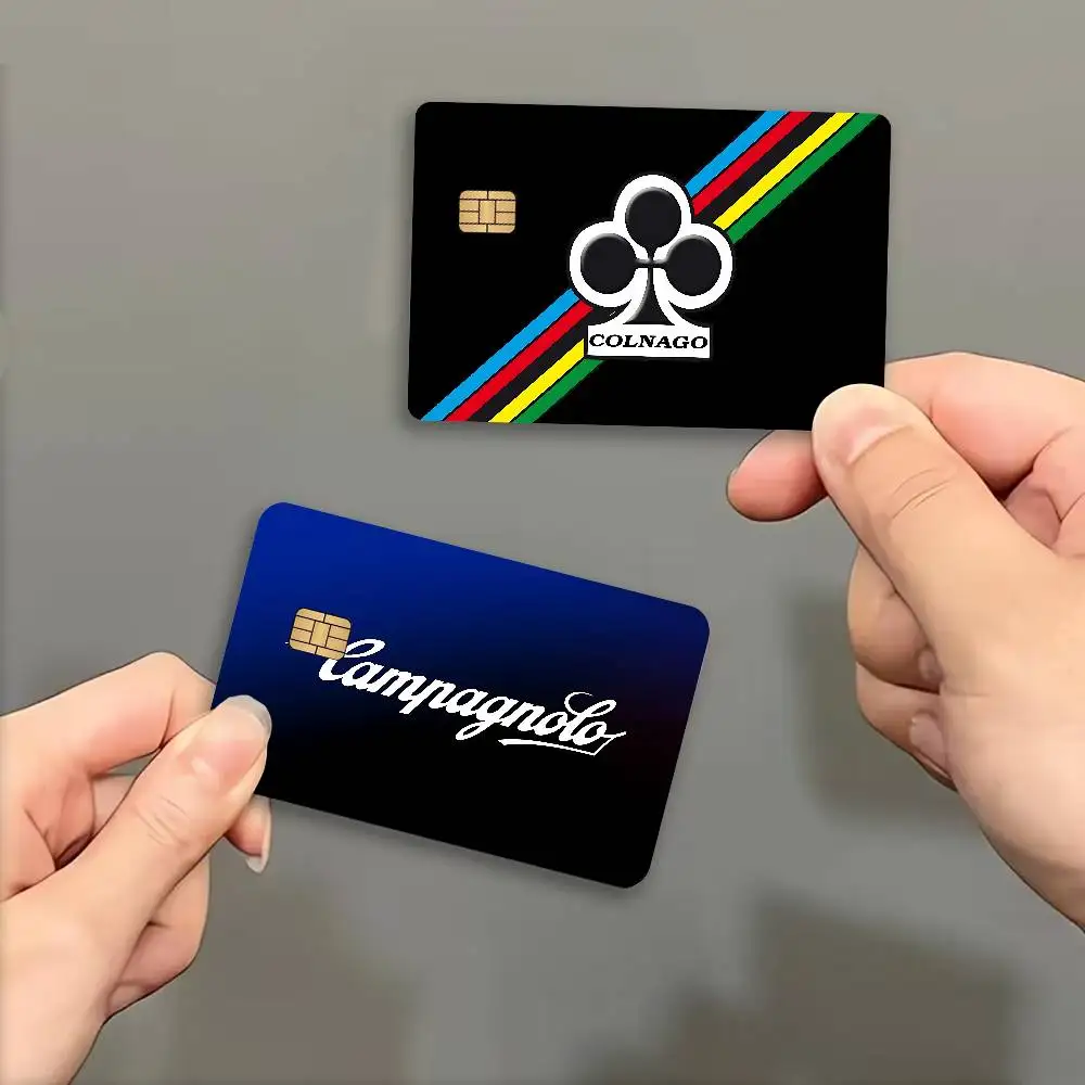 C-Campagnolo Anime Front Cover Film Sticker Skin for Credit Debit Card Small Large Chip