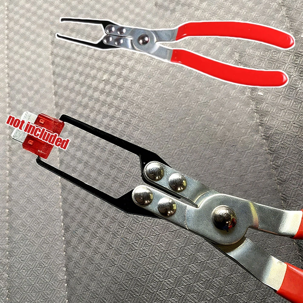 

1pc Auto Repair Accessories Car Engine Fuse Quick Disassembly Clamp Tool Multifunctional Relay Hand Puller Removal Pliers