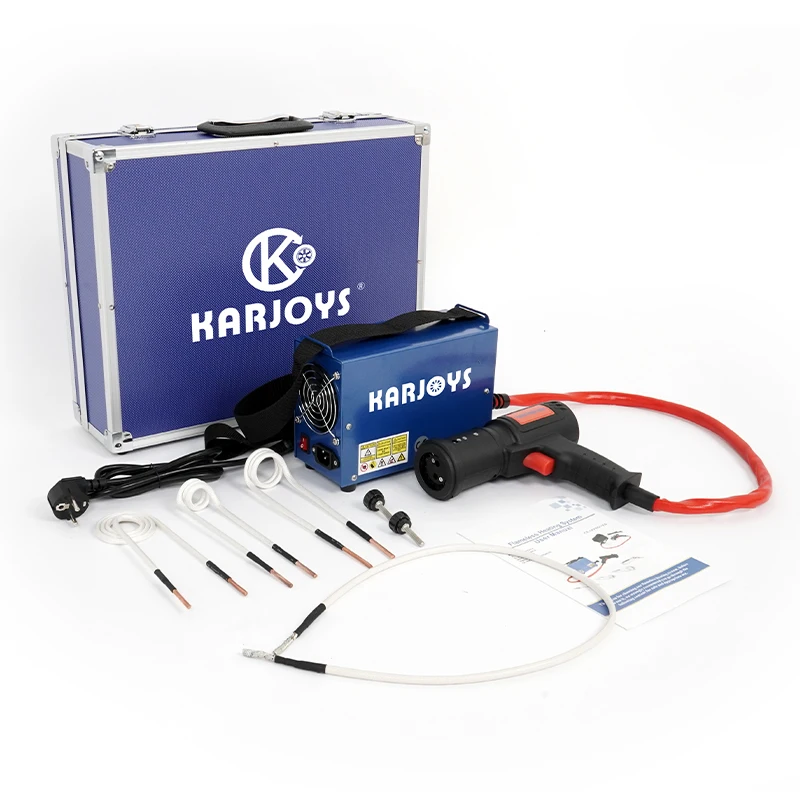 

1500W Handheld Induction Heater Fast Heating Bolt Removal Tools Flameless Heating Coil Kit For Car Repair And Disassembly