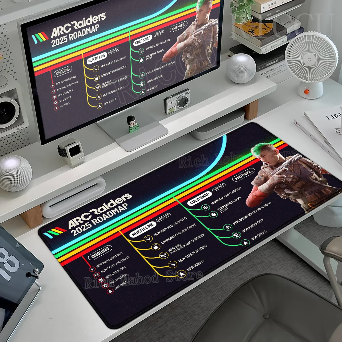 

Game Mouse Pad ARC Raiders Mousepad XXL Large Playpad PC Gaming Accessories Keyboard E-Sports Extended Desk Mat HD Cabinet Rug