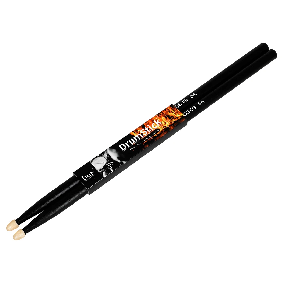 IRIN Drumstick Jazz Drum 5A Massivholz Paar Drum Sticks Percussion Musikinstrument Robuste Ahorn Schwarze Trommel Universal Zubehör – Detail 5