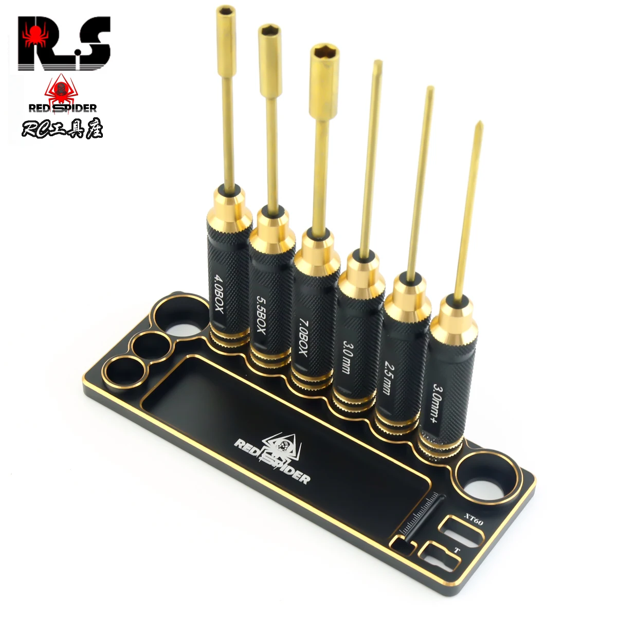 Metal Screwdrivers Holder Screws Collection Tray RC Repair Tool Kit