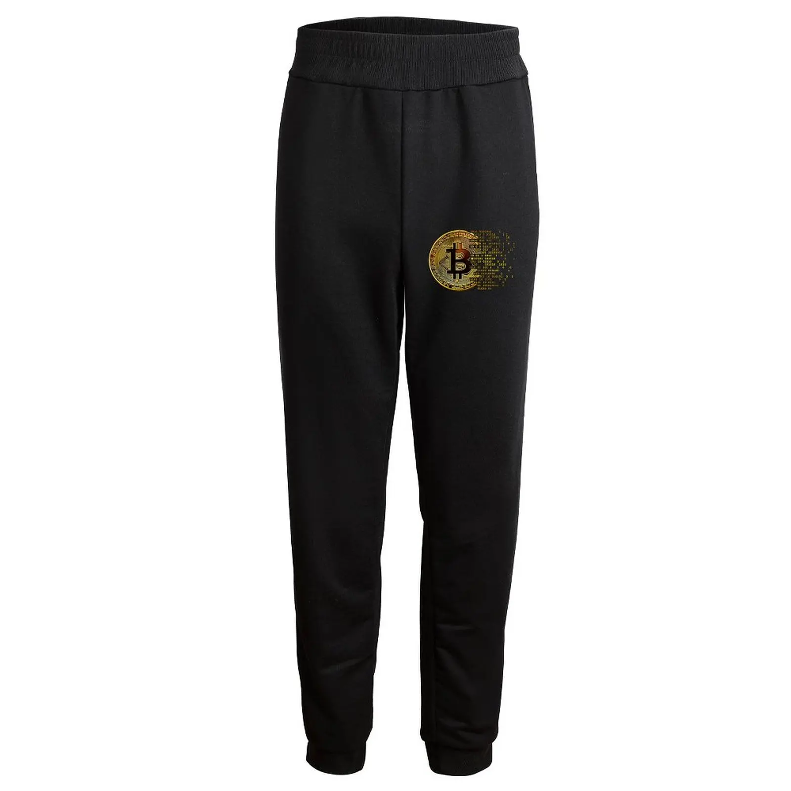 بيتكوين Cryptocurrency Sweatpants العملة الافتراضية أنيقة الرياضة بنطلون الخريف المطبوعة الجمالية حجم كبير بنطلون هدية