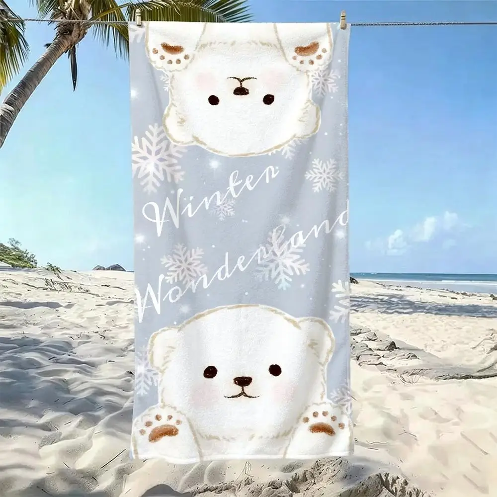 White-SnowbabiesS Towel Five-Star Hotel Quality Eco-Friendly Ultra Soft Thick Towels & Beach Towels