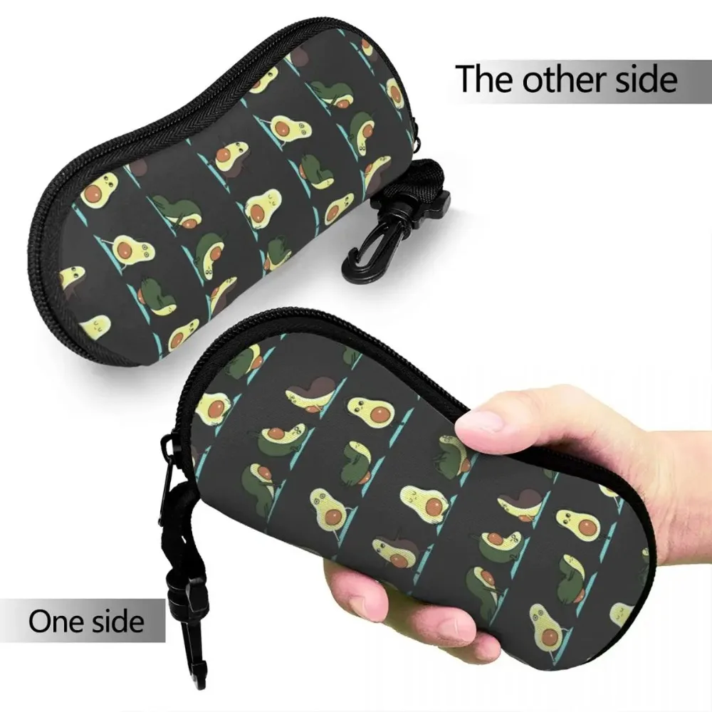 Avocado Yoga Glasses Case Men Women Easy To Carry Accessories Huebucket Fitness Workout Glasses Box Office Eye Contacts Case