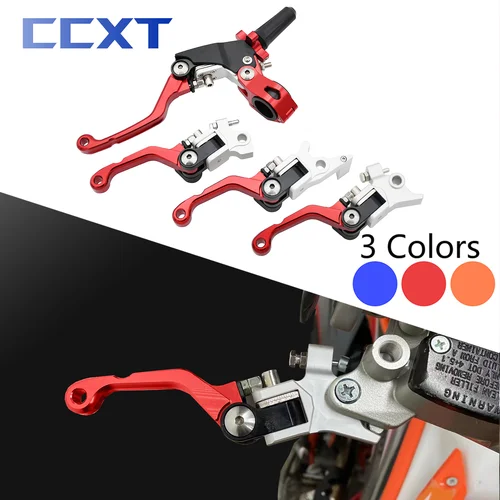 Palancas de freno de embrague de aluminio para motocicleta, para Kayo T2 T4 T6 K2 K6 K6R KT250, KTM EXC SX SXF XC Honda CRF Yamaha Kawasaki Suzuki