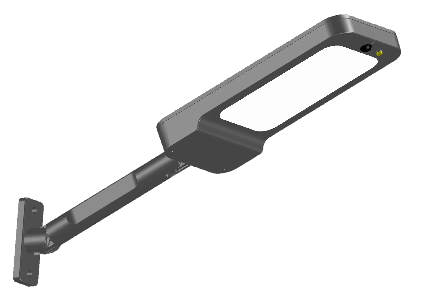 Lampe d'éclairage solaire extérieur avec détecteur de mouvement-lumières LED à énergie solaire en 4 