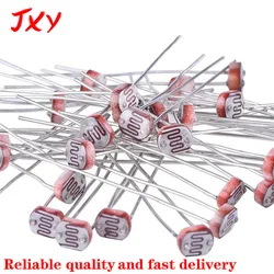 20PCS LDR Photo Light Sensitive Resistor Photoelectric Photoresistor GL5506 5516 5528 5537 5539 5549 For Arduino