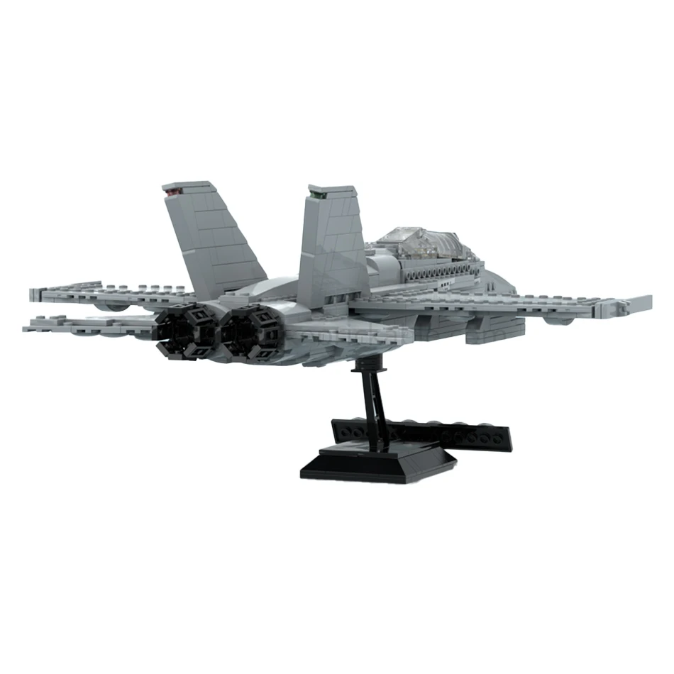 U.S.A Marine Corps F/A-18D Hornet Twin Engine Airborne Combat Attack Aircraft Model Bricks Toy Children's Building Blocks Gift