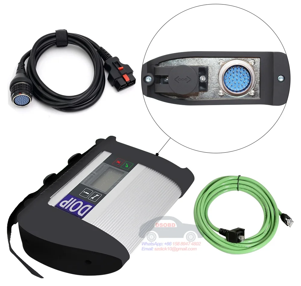 MB Star C4 DOIP Plus Support WiFi SD Connect C4 OBD2 Scanner Multiplexer Star C4 for Mercedes Benz Car/Truck Diagnosis Tools