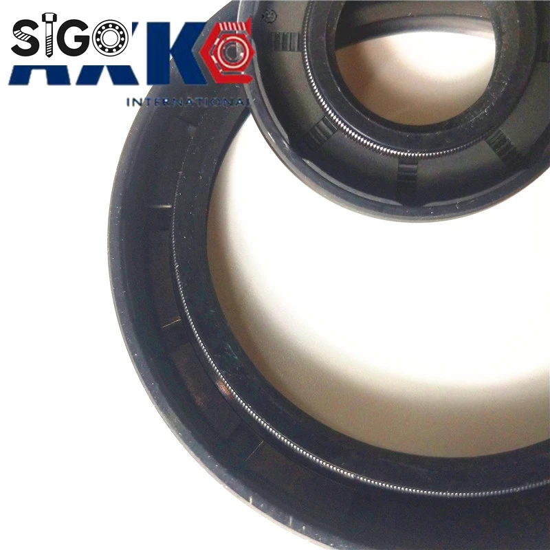 SIGO 110x160x12/13/14 Black Nitrile Rubber NBR Two Double Lip Spring TC O Ring Gasket Radial Shaft Skeleton Oil Seal